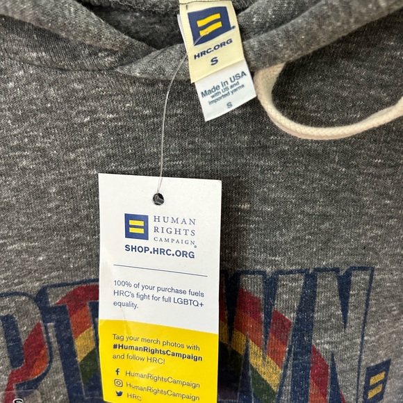 Grey Hoodie with Colorful Print - Picture 4 of 4